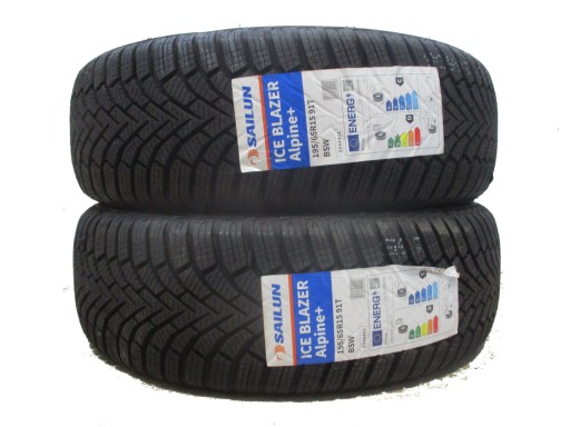 2 нові зимові шини 195/65R15 91T Sailun ICE Blazer Alpine+ 2024 I