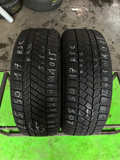 2 б/у зимние шины 205/50R17 89H RSC * Continental WinterContact TS830P
