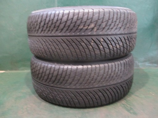 2 зимние шины б/у 245/45R19 102V Michelin Pilot Alpin 5 6,5 мм, 2019 г.