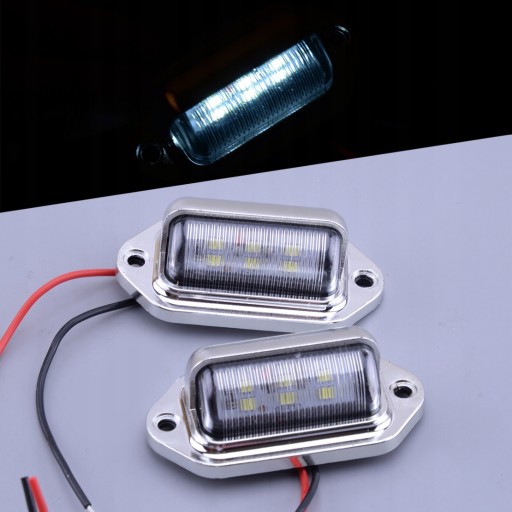 DDCA23584 - 2шт светодиодная лампа номерного знака