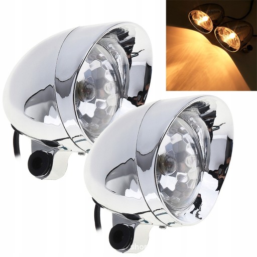 2 шт. Мотоцикл фара вспомогательная лампа фара