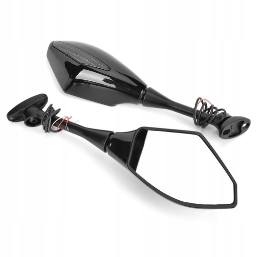 1616200028111 - Дзеркала зі світлодіодними покажчиками повороту для мотоциклів 2 шт