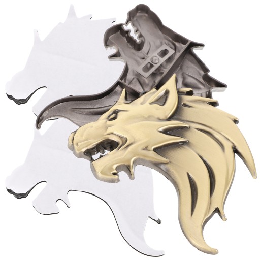 2 шт. Наклейки для автомобиля 3D metalow