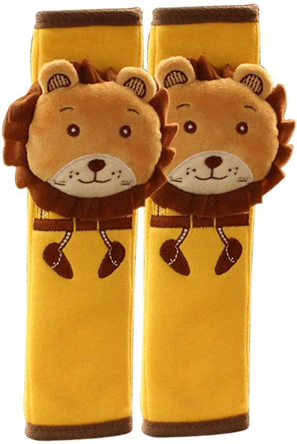 2 шт Чехол Ремень безопасности для детей, Лев