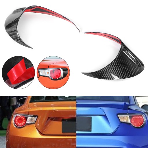 2 задніх фари з вуглецевого волокна