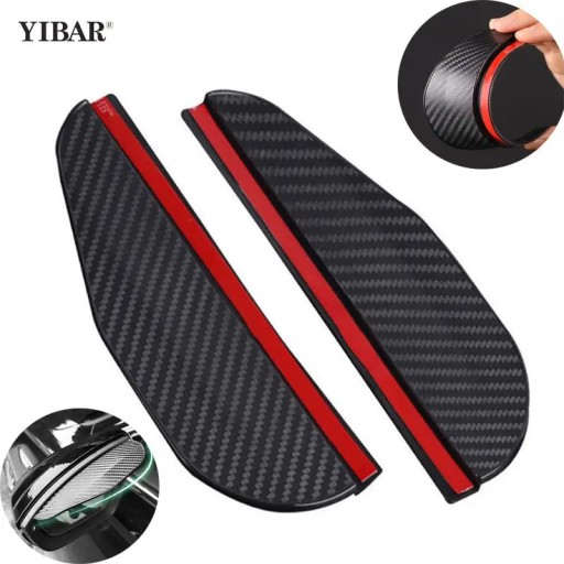 2 шт., универсальная наклейка на зеркало заднего вида для автомобиля, дождевая доска b