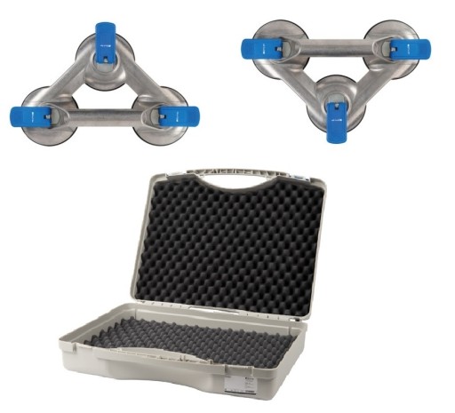 2 х присоски veribor bohle + чехол gratis 3 головки 3 точечные присоски