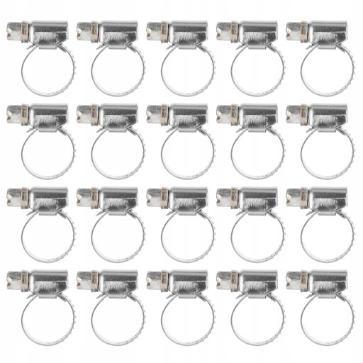 1011210605615 - Хомут для шланга з нержавіючої сталі, 20 шт., стійкий
