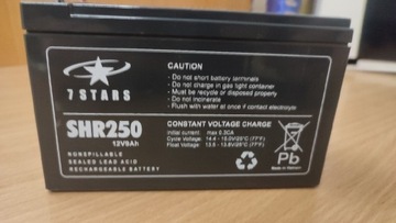 20 батареек AGM 12 В | 9 Ач SHR250 7 ЗВЕЗД