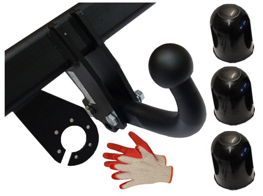 2000КГ/80КГ БУКСИРУЮЧИЙ КРАК+КОРПАКИ для BMW X3 E83+LCI 2004-2010+РУКАВИЧКИ