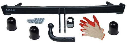 2000кг БУКСИРУВАЛЬНИЙ ГАК + ЧОХЛИ для SKODA OCTAVIA 3 III TRÓJKA з 2013 5d + KOMBI