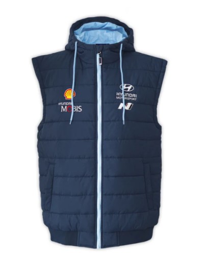 Мужской стеганый жилет с капюшоном Hyundai 2023, размер M