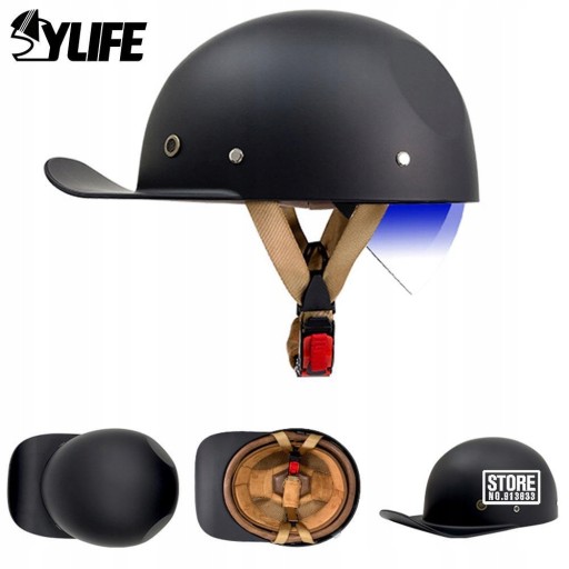 Бейсбольная кепка в стиле ретро 2023, мотоциклетный шлем