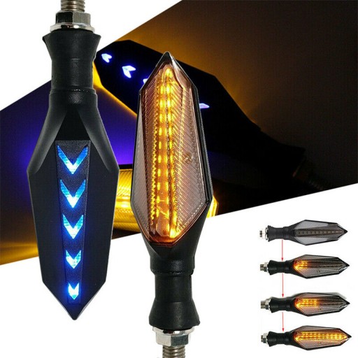 4sztuki 12 - 22 4X світлодіодний індикатор повороту мотоцикла Semafor 12V