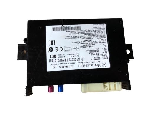 A2229006315 - 2229006315 MERCEDES МОДУЛЬ ТЕЛЕМАТИЧЕСКОГО КОНТРОЛЛЕРА