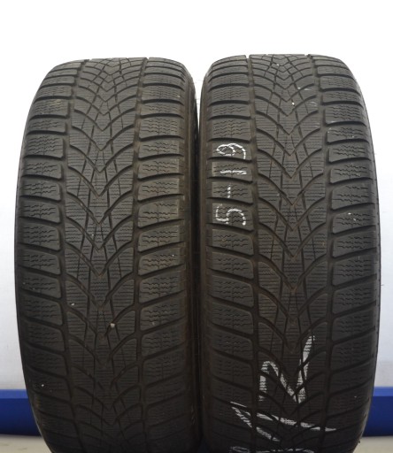 225/55R17 DUNLOP WINTER SPORT 4D RSC x2pcs 7491z