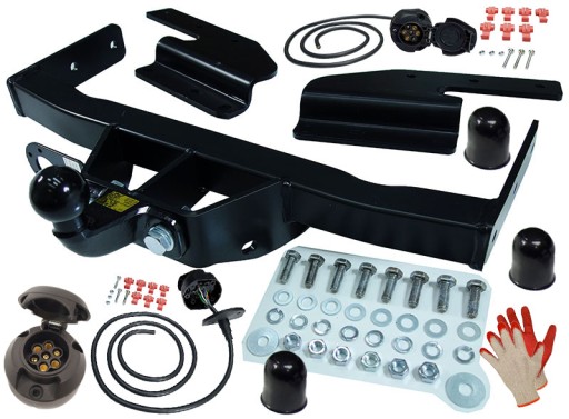 2500КГ БУКСИРУЮЧИЙ ГАК + РЕГУЛЯЦІЯ VW T4 96-2003 TRANSPORTER + MULTIVAN + CARAVELLE