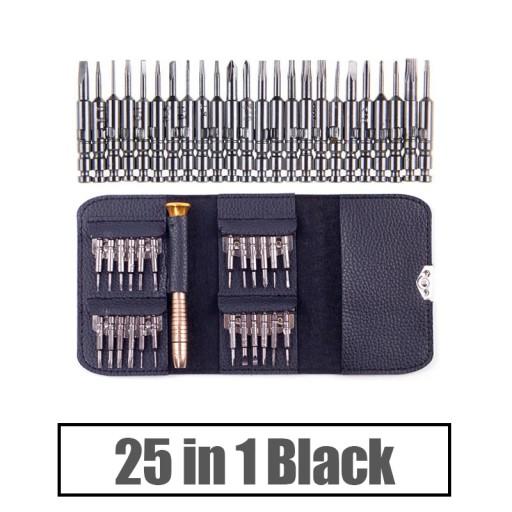 25 Black Style Phone Repair Tool Kit