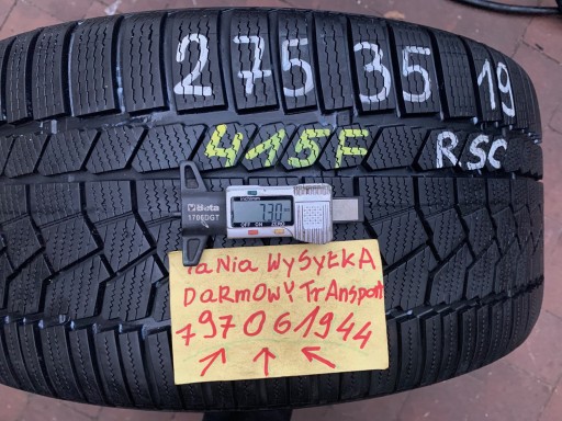 275 35 19 Continental WinterContact TS 860 S 2022 SSR