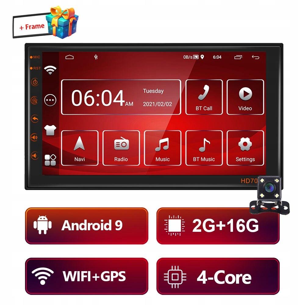 2G 16G с 4 стилями LED AMPrime 2 Din радио автомобиль