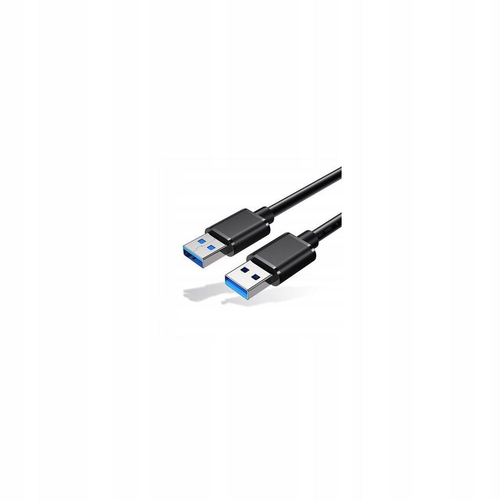 2PCS 2A USB 3.0 Male to Male 5Gbps Extension Data