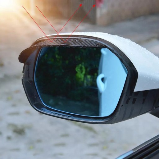 Зеркало заднего вида автомобиля, 2 шт., защита от дождя, глаза от дождя