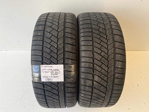 2X CONTINENTAL CWC TS830 P RUN FLAT 225/45 R17 91H