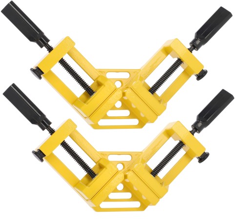 2X УГЛОВОЙ СТОЛЯРНЫЙ ЗАЖИМ УГЛОВОЙ ТИСКИ ДЕРЖАТЕЛЬ 90