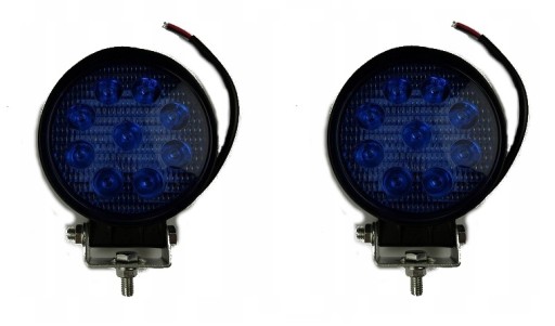 AGH039 - 2X РАБОЧАЯ ЛАМПА СИНИЙ СВЕТОДИОДНЫЙ 27W ОПРЫСКИВАТЕЛЬ