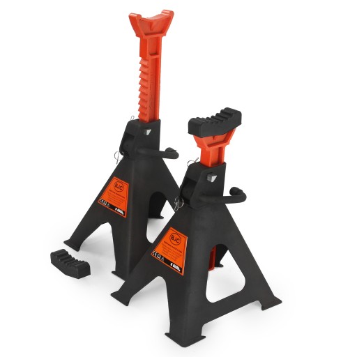 2 ПРОЧНЫХ АВТОМОБИЛЬНЫХ СТОЙКИ ДЛЯ МАСТЕРСКИХ, 6 Т