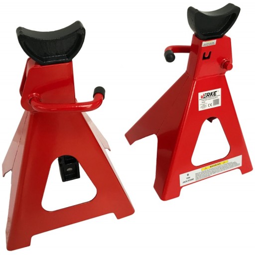 2 ПРОЧНЫХ АВТОМОБИЛЬНЫХ СТОЙКИ ДЛЯ МАСТЕРСКИХ, 6 Т