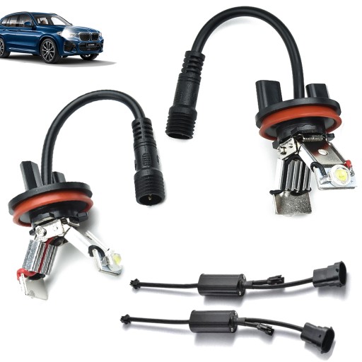 2хсвітлодіодний фари ANGEL EYES H8 10W для BMW E82 E90 E91