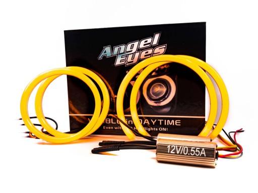 2in1 LED Cotton Rings BMW E46 купе желтый белый