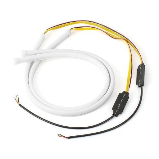 2in1 светодиодные дневные огни плавающий индикатор направления 60