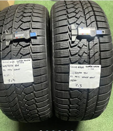 2x зимние шины 205/50/17 93V GOODRIDE ZUPER SNOW Z-507 XL 3PMSF RANT