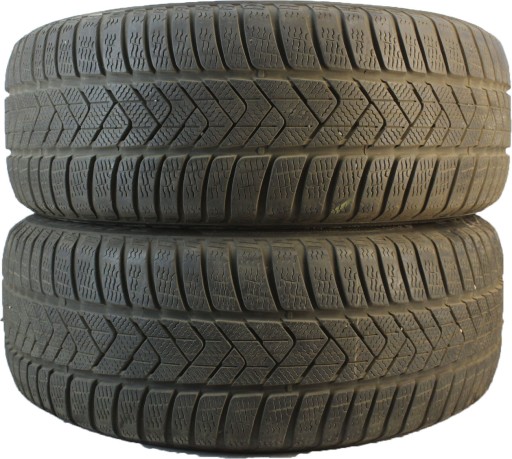 2x зимние шины Pirelli 245/45R18 6 мм 2019 г. (60698)