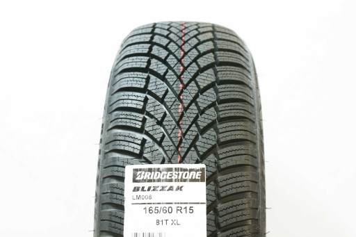 2x BRIDGESTONE 165/60R15 81T Blizzak LM005 XL