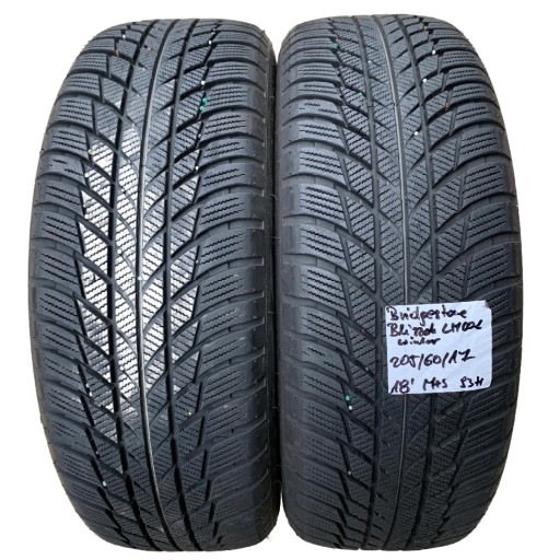 2x BRIDGESTONE BLIZZAK LM001 205/60R17 2018 7 мм