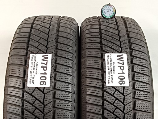 2x Continental ContiWinterContact TS830P 205/55 R17 2022 г. Как новые! РАНФЛАТ