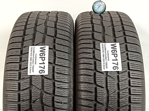 2x Continental ContiWinterContact TS830P 235/60 R16 2022 года как новые!