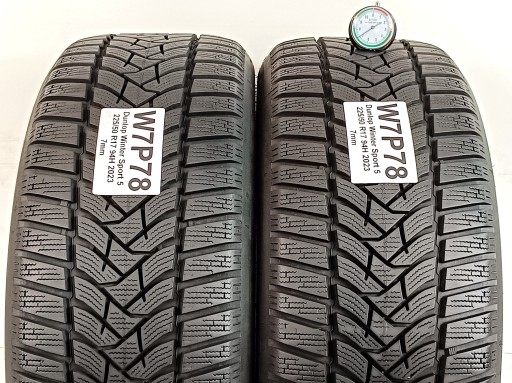 2x Dunlop Winter Sport 5 225/50 R17 2023 г. Как новые!