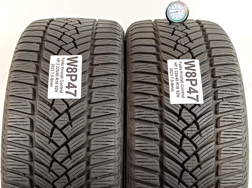 2x Fulda Kristall Control HP 2 225/40 R18 2023 г., как новый!