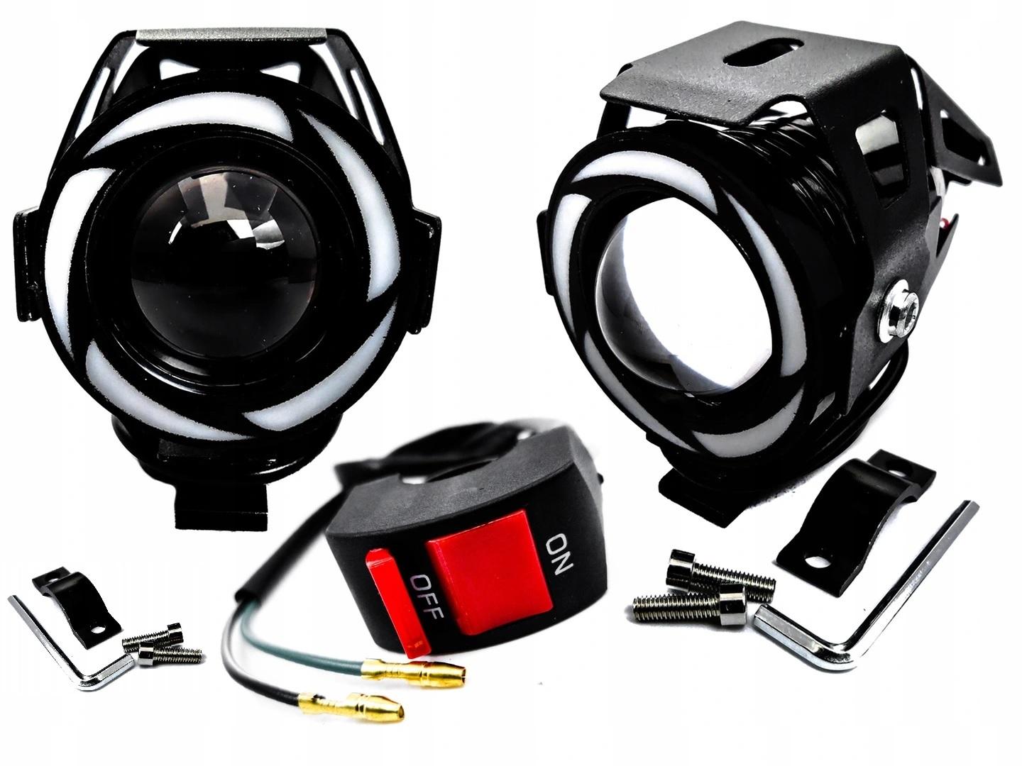 2x Halogens MOTOR QUAD OFFROAD LIGHTBAR lenses