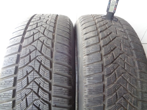 2x как НОВЫЕ зимние DUNLOP SPORT 5 215/60R16 95H 9 мм 2023 г.