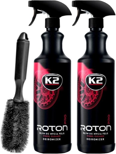 2X K2 ROTON PRO жидкость для мытья обода 1л щетка