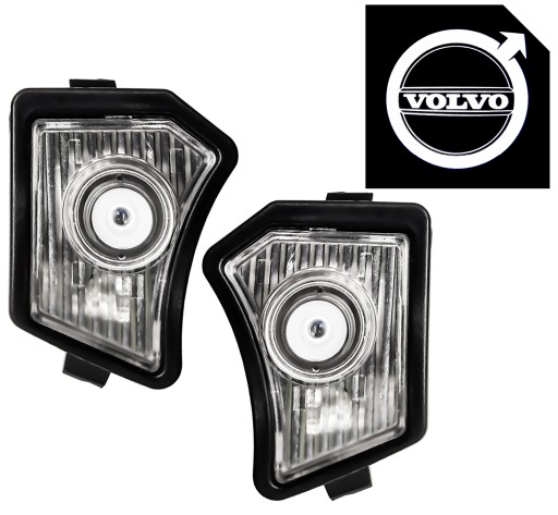 2x світлодіодне підсвічування дзеркала проектора Volvo S60 V60 XC90 V70 S40 V50 S80