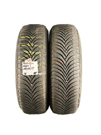 2x MICHELIN ALPIN 5 185/65R15 2018 8,5 мм