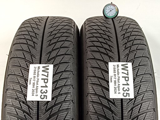 2x Michelin Pilot Alpin 5 215/65 R17 2024 года, как новые!