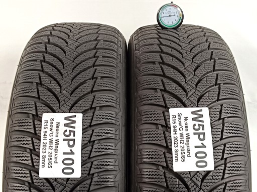 2x Nexen Winguard Snow'G WH2 205/65 R15 2023 г. Как новый!