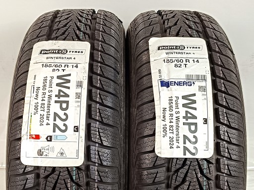 2x New Point S Winterstar 4 185/60 R14 2024